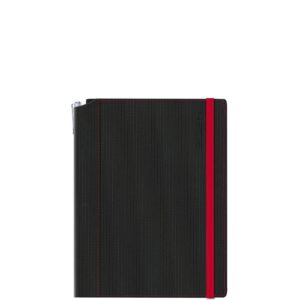 Theofylaktos Ημερήσιο Ημερολόγιο 2026 Μαύρο/Κόκκινο 14,5x20,5cm 689BH.030