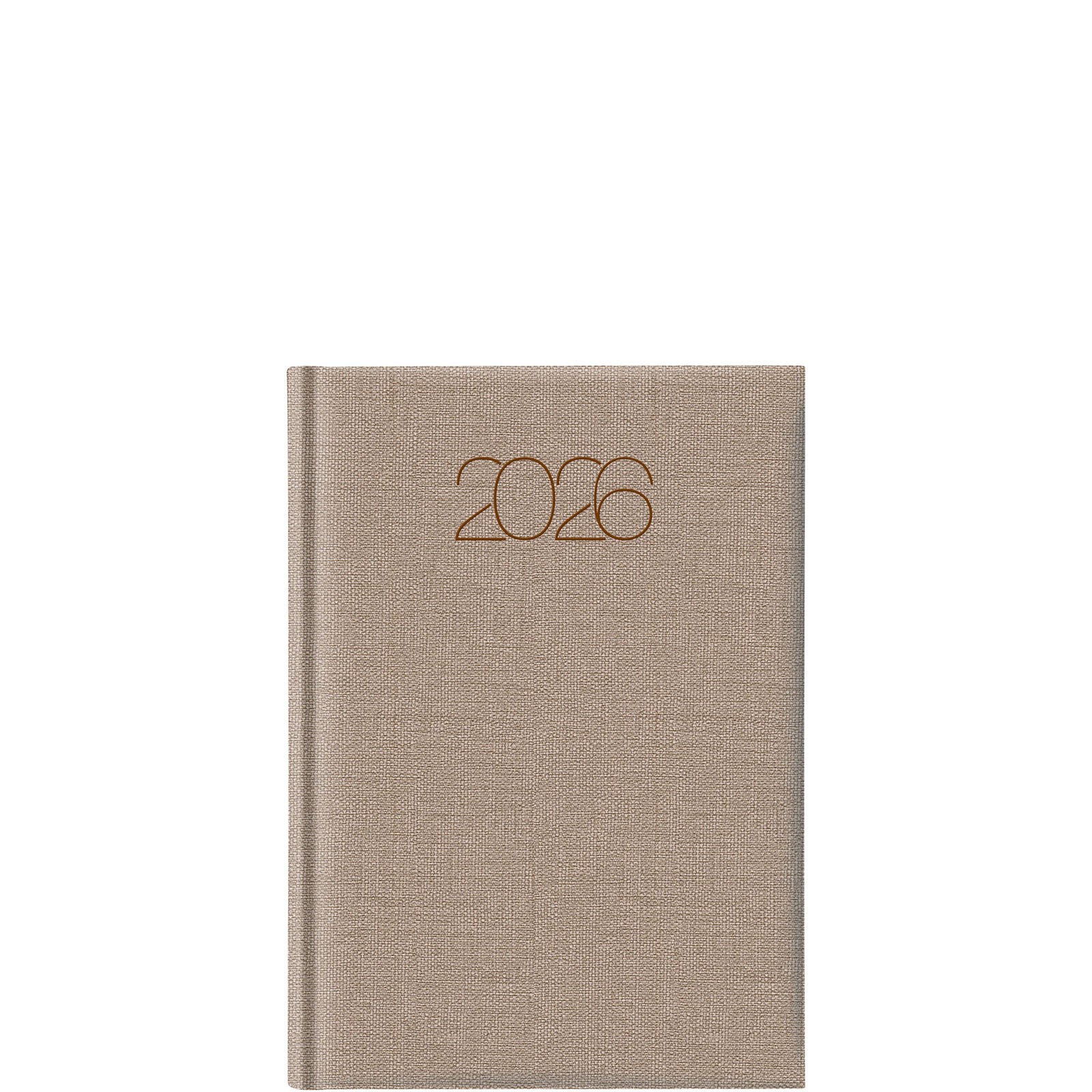 Theofylaktos Ημερήσιο Ημερολόγιο 2026 Μπεζ 14.5x20.5cm 689JO.E44