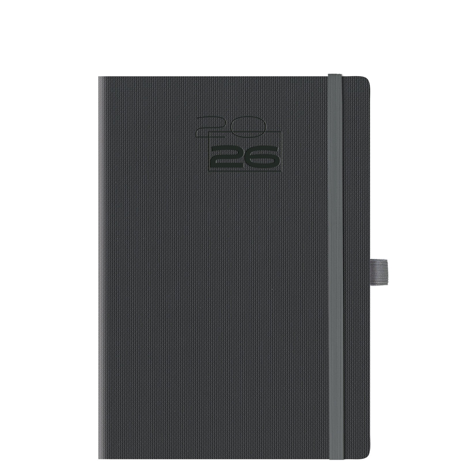 Theofylaktos Ημερήσιο Ημερολόγιο 2026 Ανθρακί 17x24cm 6968G.109