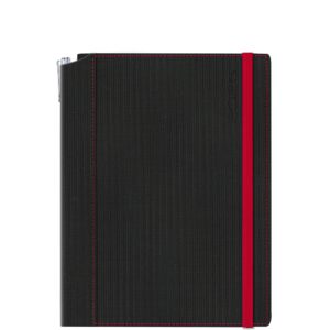 Theofylaktos Ημερήσιο Ημερολόγιο 2026 Μαύρο/Κόκκινο 17x24cm 696BH.030