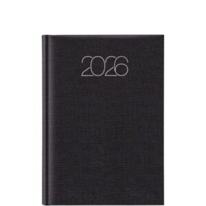 Theofylaktos Ημερολόγιο Ημερήσιο 17,2x24 Cotton Classic Μαύρο 696JO.E47