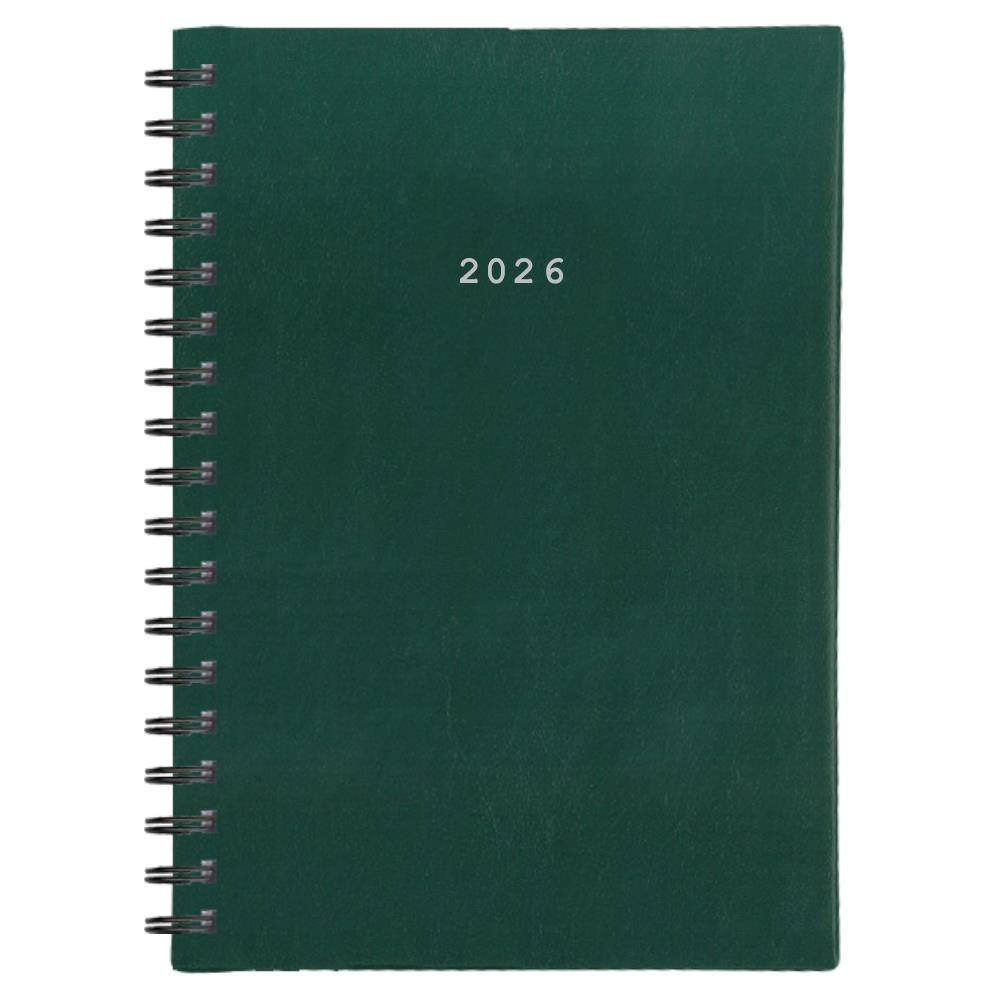Next ημερολόγιο 2026 basic xl ημερήσιο σπιράλ πράσινο 21x29εκ. 02065-05