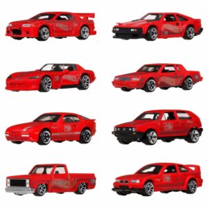 Hot Wheels Θεματικά Αυτοκινητάκια Mattel 80 Χρόνια, Σετ 8 Αυτοκινήτων JGK09