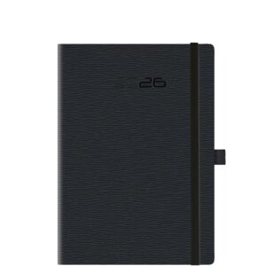 Theofylaktos Εβδομαδιαίο Ημερολόγιο 2026 Μαύρο 17x24cm 6937R.B03