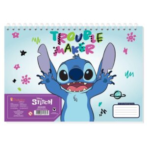 Μπλοκ Ζωγραφικής Disney Stitch A4, 30 Φύλλα, 2 Σχέδια 564998