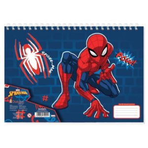 Μπλοκ Ζωγραφικής Spider- Man A4, 30 Φύλλα σε 2 Σχέδια 508556