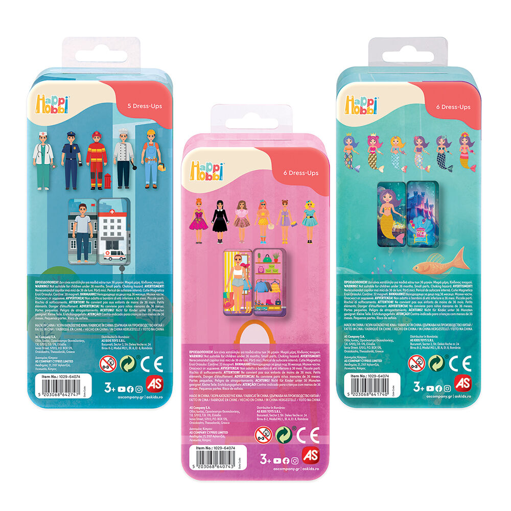 HappiHobbi Magnet Tins City Heroes Εκπαιδευτικοί Χάρτινοι Μαγνήτες 1029-64074 - Image 2