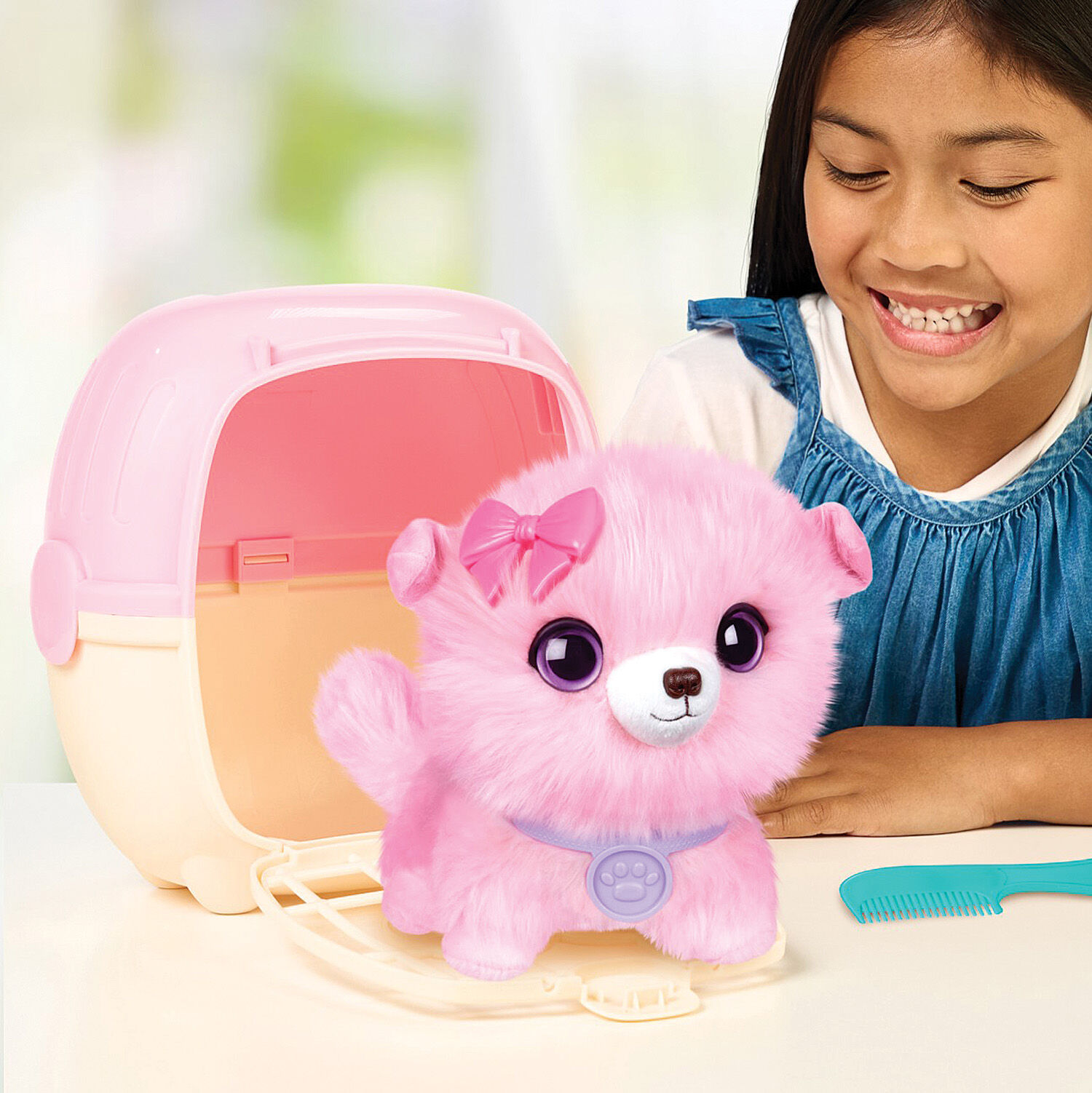 Κουβαροζωάκια Λούτρινα σε Βαλιτσάκι Ροζ 1863-30326 - Image 3