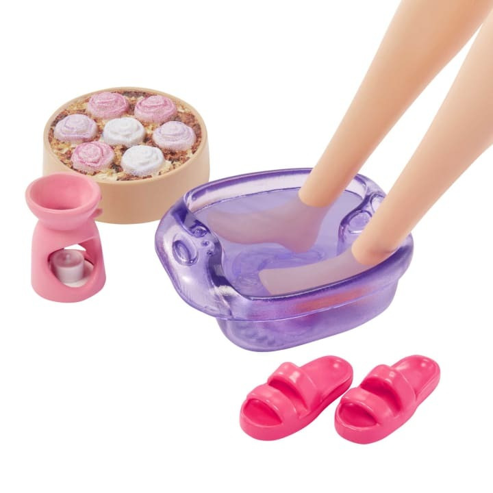 Barbie Spa Day Κούκλα για 3+ Ετών 32εκ. GKH73 - Image 4