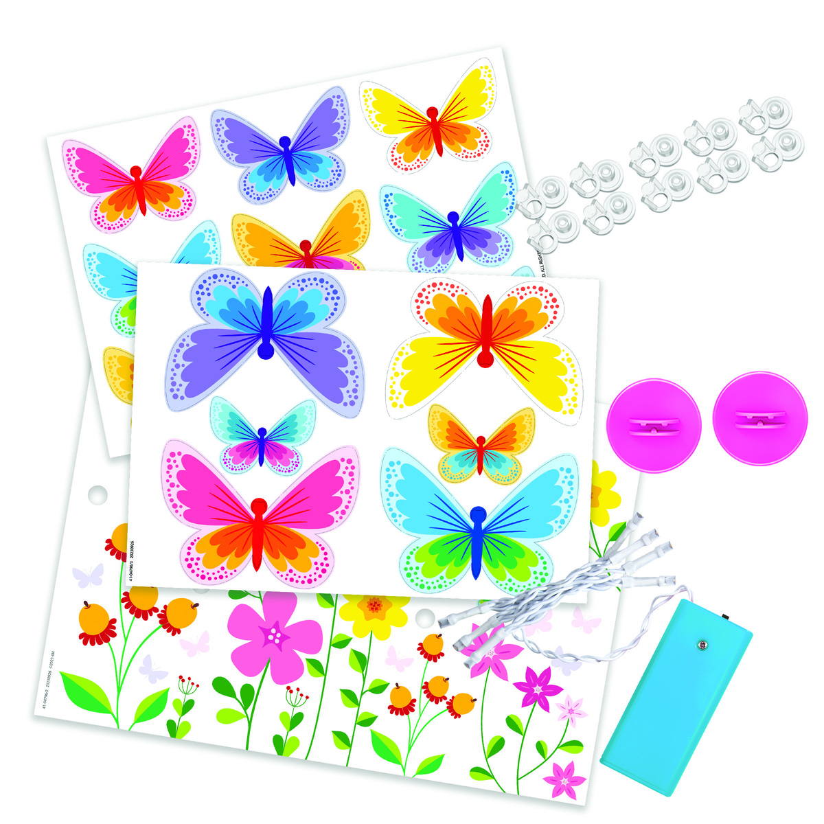 4M Toys - Κατασκευές Λαμπερές 3D Πεταλούδες σε Καμβά 4M0638 4796 - Image 2