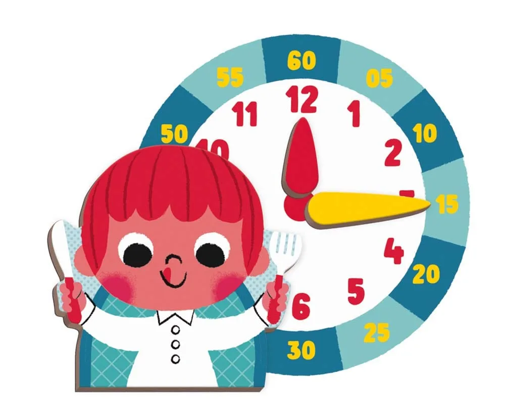 ΨΥΧΟΓΙΟΣ JANOD ΜΑΓΝΗΤΙΚΟ ΒΙΒΛΙΟ - ΜΑΘΑΙΝΩ ΤΗΝ ΩΡΑ J02724 - Image 2