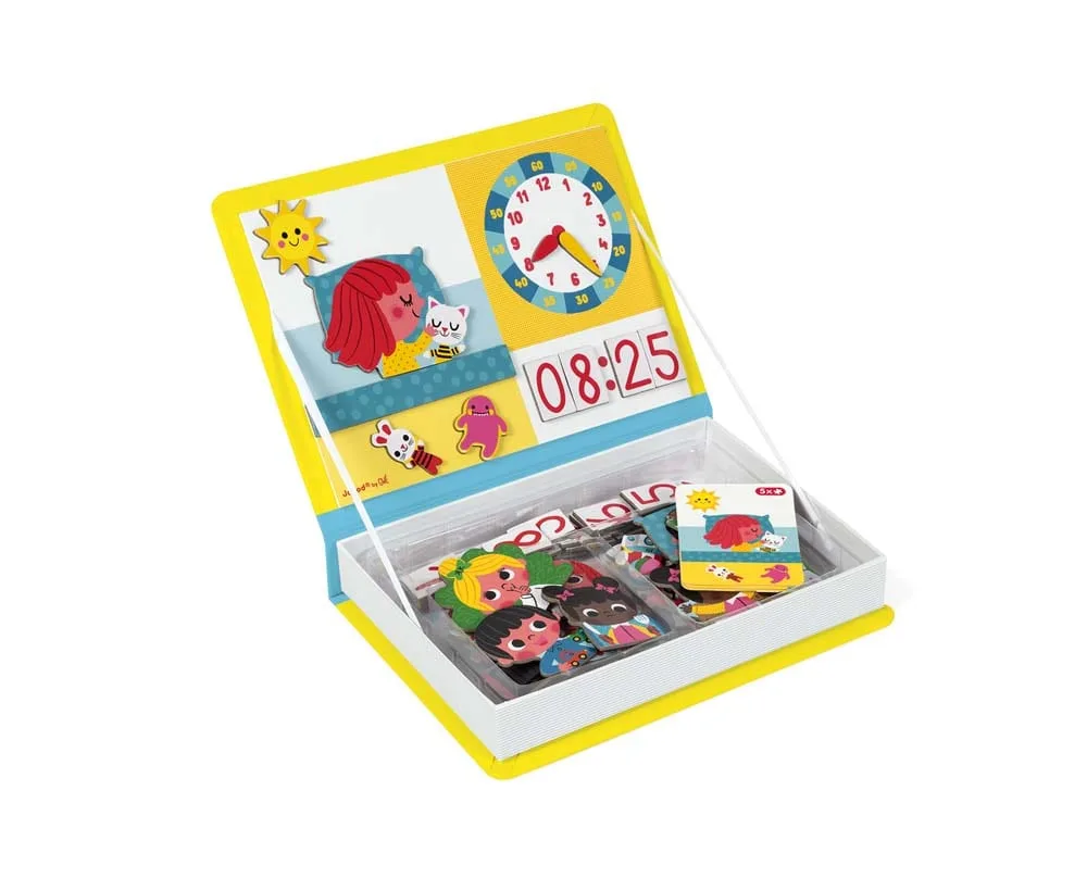 ΨΥΧΟΓΙΟΣ JANOD ΜΑΓΝΗΤΙΚΟ ΒΙΒΛΙΟ - ΜΑΘΑΙΝΩ ΤΗΝ ΩΡΑ J02724 - Image 4