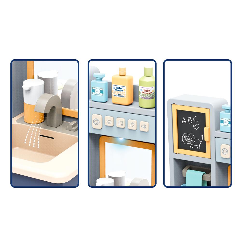 LUNA ΝΙΠΤΗΡΑΣ ΜΠΑΝΙΟΥ ΜΠΛΕ ΜΕ ΦΩΣ ΚΑΙ ΜΟΥΣΙΚΗ 32X14,8X36ΕΚ 621816 - Image 4