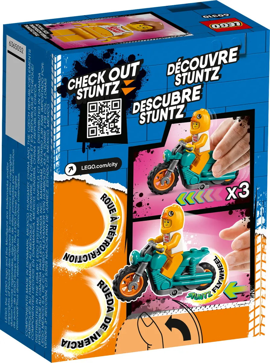 Lego Chicken Stunt Bike City 60310 - Image 3