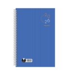 Linardatos Publishers Spiral 2026 με planner του 2027 17Χ24 εκ. Μωβ 63004