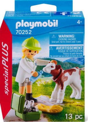 Playmobil Special Plus Vet with Calf για 4 ετών 70252