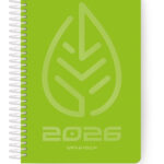 Gipta Ημερολόγιο Σπιράλ Folium 2026 Ημερήσιο 17×24 Πράσινο 626-1717-83