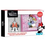 Πορτοφόλι Disney Minnie Mouse με μπρελόκ σετ δώρου 18x12 εκ. 564205