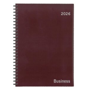 Next ημερολόγιο 2026 business xxl ημερήσιο σπιράλ μπορντώ 24x34εκ.  02239-04