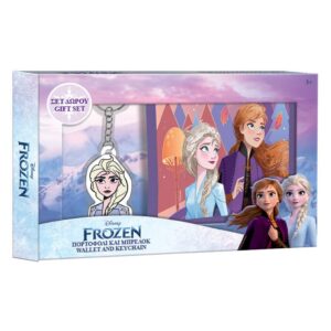Πορτοφόλι Disney Frozen με μπρελόκ σετ δώρου 18x12 εκ. 564204
