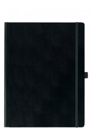 Θεοφύλακτος Ivory Σημειωματάριο A6 Ριγέ Μαύρο Q27G2.120