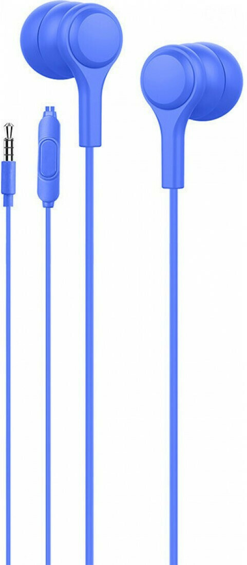 Moveteck C5146 In-ear Handsfree με Βύσμα 3.5mm Μπλε 2301145 - Image 2