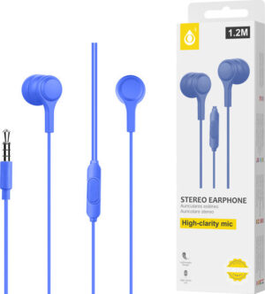 Moveteck C5146 In-ear Handsfree με Βύσμα 3.5mm Μπλε 2301145