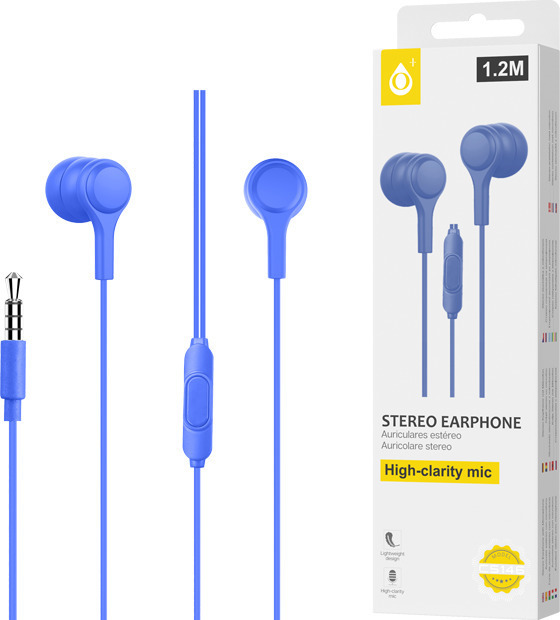 Moveteck C5146 In-ear Handsfree με Βύσμα 3.5mm Μπλε 2301145