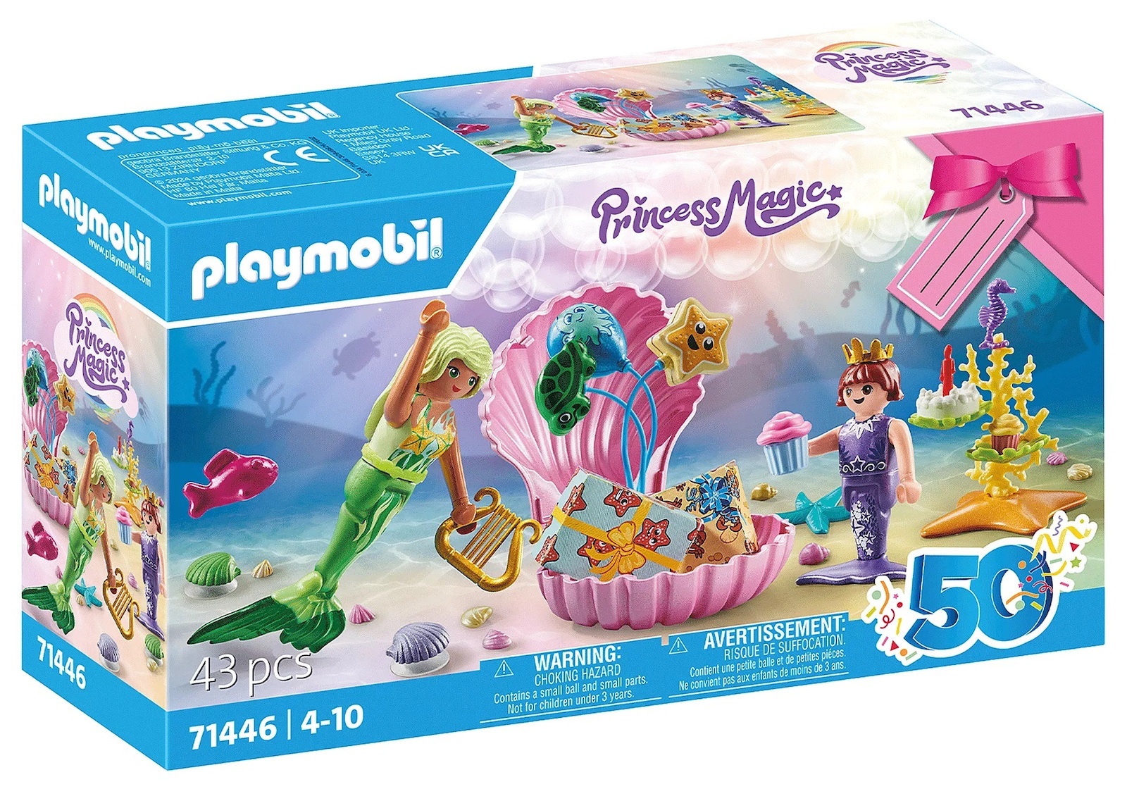 Playmobil Princess Magic Πάρτυ Γενεθλίων Με Γοργόνες 71446
