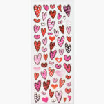 Αυτοκόλλητα Stickers 102 Pink Hearts 31×11 cm 145102000