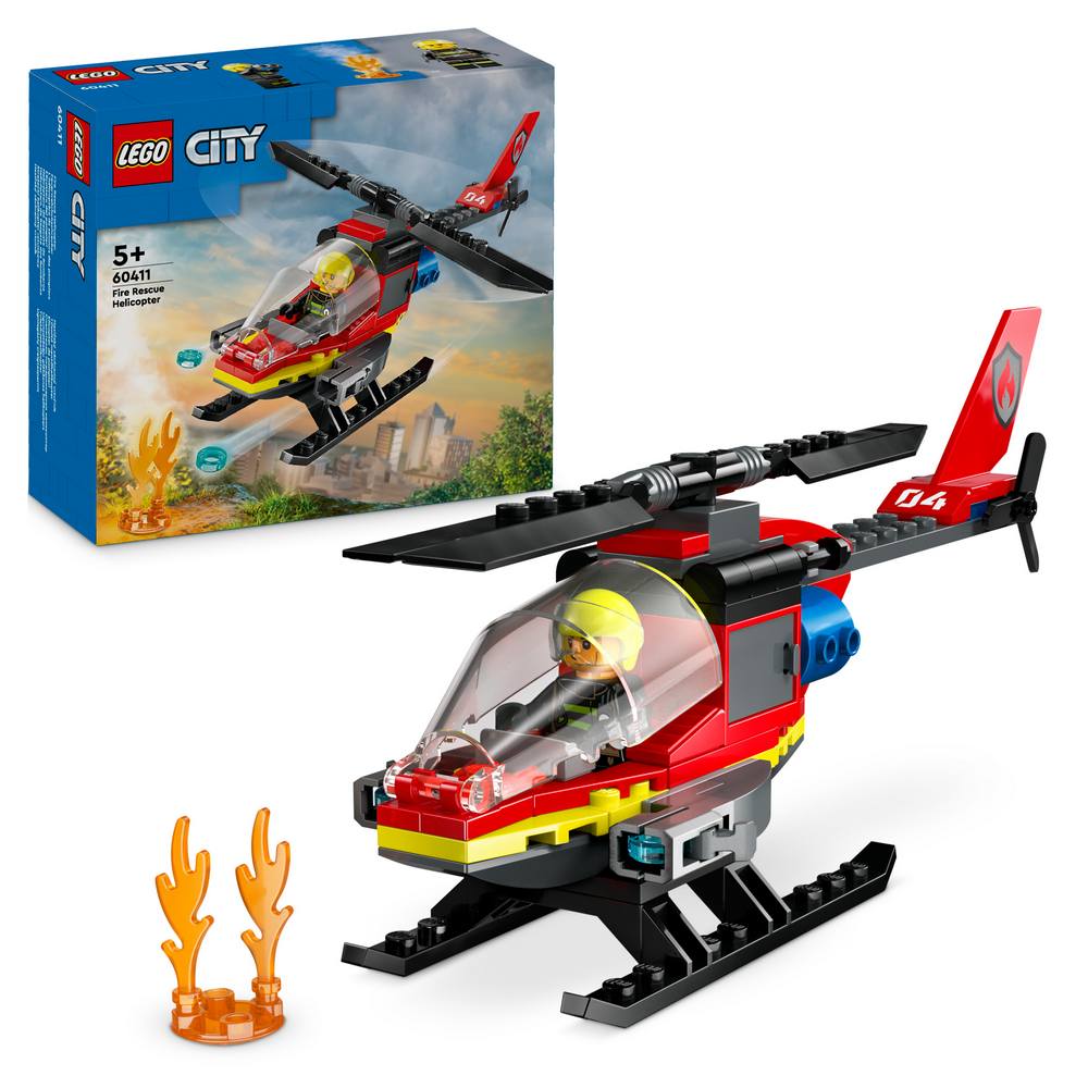 LEGO Fire Rescue Helicopter 60411 - Image 2