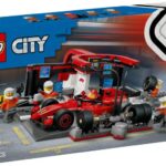 LEGO City F1 Pit Stop & Pit Crew With Ferrari Car 60443