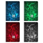 Must Τετράδιο Σπιράλ 17x25 CPU 5 Θέματα 150 Φύλλα 584429