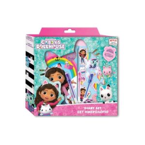 Diakakis Ημερολόγιο Σετ Δώρου 60Φ 60Γρ Gabbys Dollhouse 574049