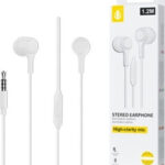 Moveteck C5146 In-ear Handsfree με Βύσμα 3.5mm Λευκό 2301141