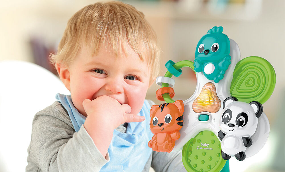 Baby Clementoni Βρεφικό Παιχνίδι Ζωάκια Στο Καρουζέλ Για 6-36 Μηνών 17915 - Image 4