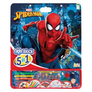 AS Giga Block Σετ Ζωγραφικής Marvel Spiderman 5 Σε 1 Για 3+ Χρονών 1023-62762