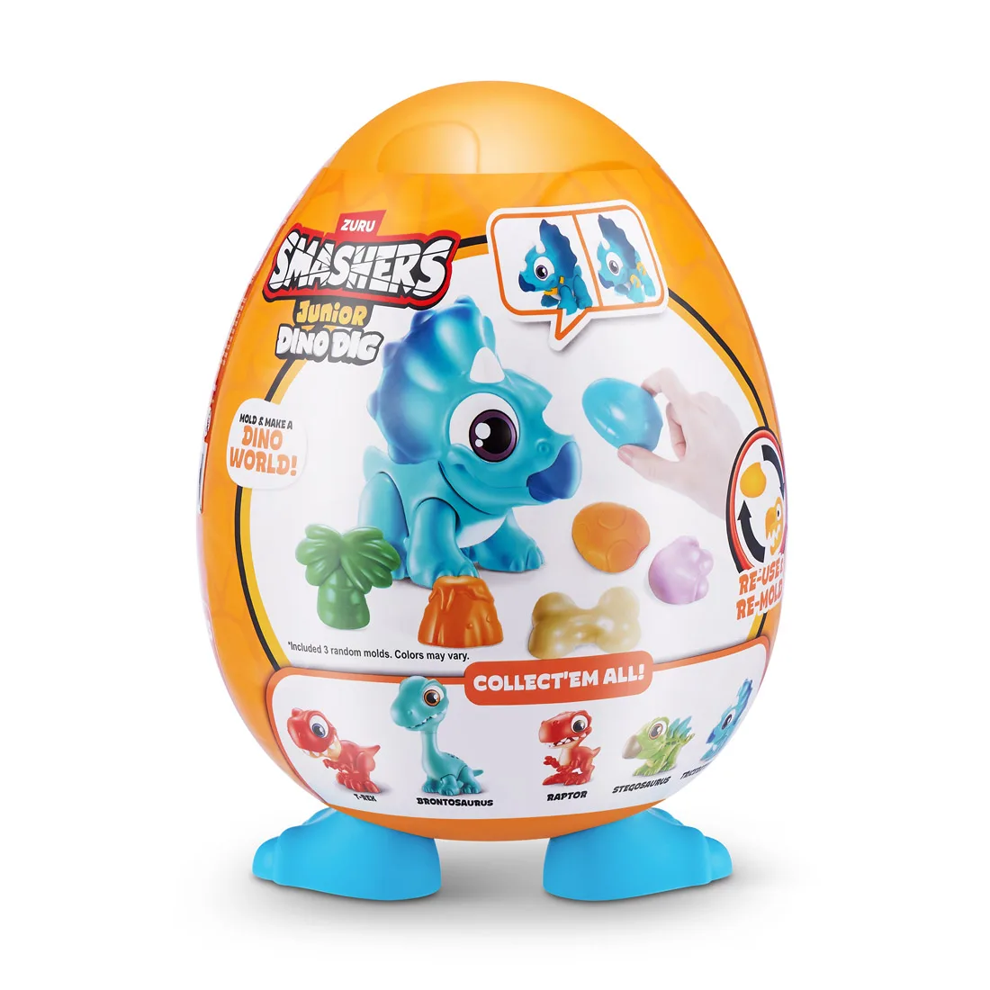 ZURU ΠΑΙΧΝΙΔΙ ΜΙΝΙΑΤΟΥΡΑ SMASHERS JUNIOR S1 -DINO DIG ΜΙΚΡΟ ΑΥΓΟ T-ZUR-74116 - Image 2