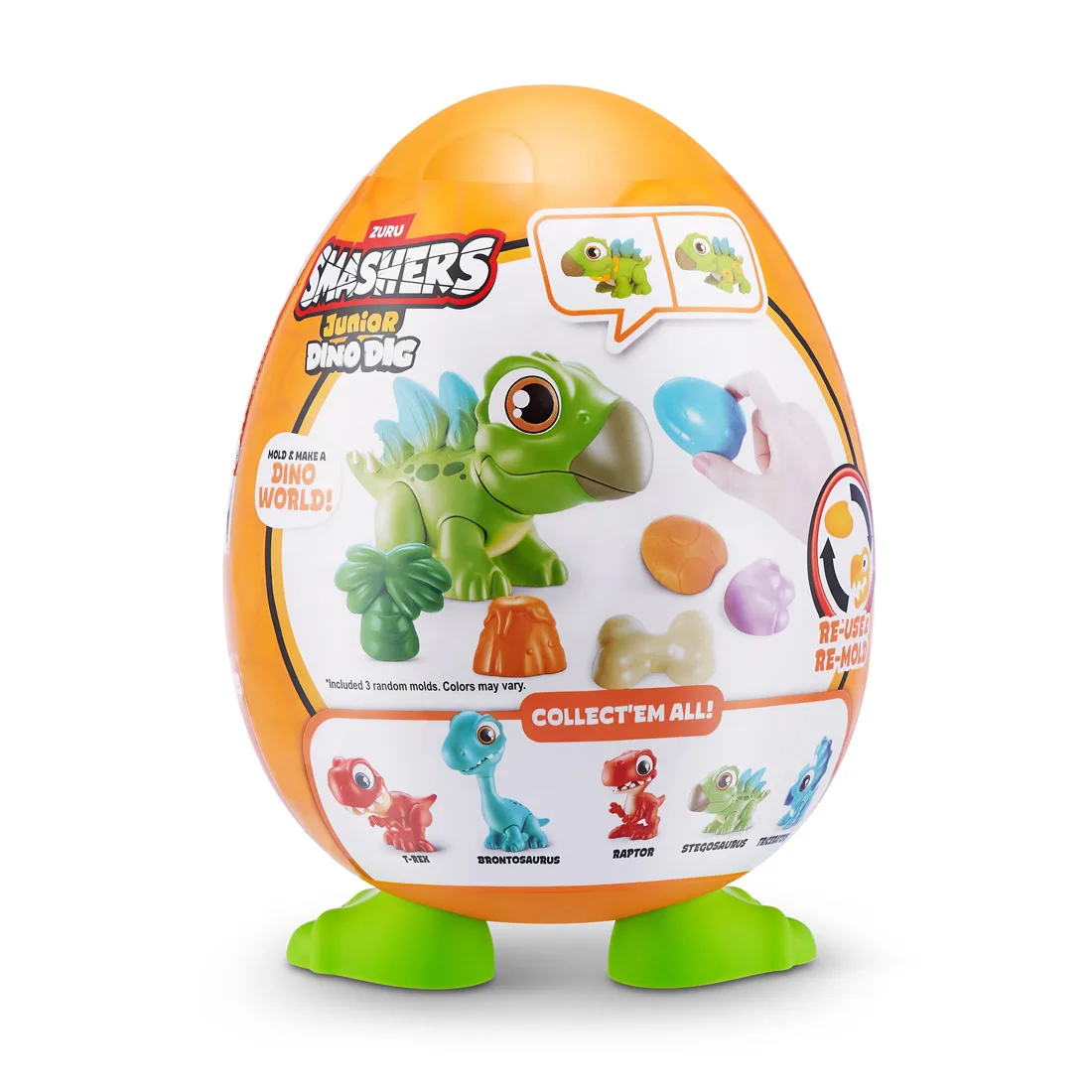 ZURU ΠΑΙΧΝΙΔΙ ΜΙΝΙΑΤΟΥΡΑ SMASHERS JUNIOR S1 -DINO DIG ΜΙΚΡΟ ΑΥΓΟ T-ZUR-74116 - Image 6
