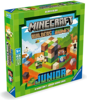 Επιτραπέζιο Παιχνίδι Minecraft Builders & Biomes Junior για 2-4 Παίκτες 5+ Ετών Ravensburger 24750