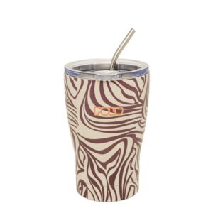 Polo Ποτηρι-θερμος Coffee Mug 350ml Beige Lines 949024-8484