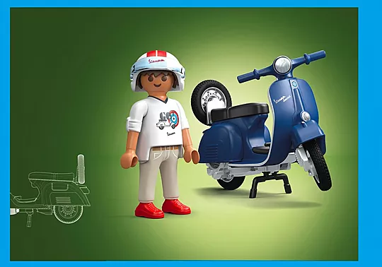 Playmobil Νεαρός με Vespa 71622 - Image 2
