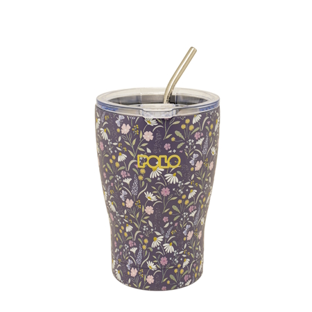 Polo Ποτηρι-θερμος Coffee Mug 350ml Purple Flowers 949024-8482