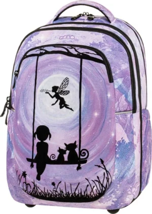 Polo Kinetic Fairytale Σχολική Τσάντα Πλάτης Δημοτικού Λιλά 901072-8429