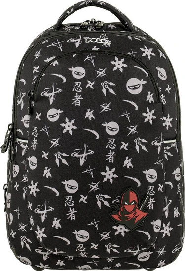 Polo Kinetic Ninja Σχολική Τσάντα Πλάτης Δημοτικού Μαύρη 901072-8427 - Image 6