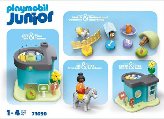 Playmobil Junior Ξενώνας Μικρών Ζώων για 1-4 ετών 71690 - Image 3