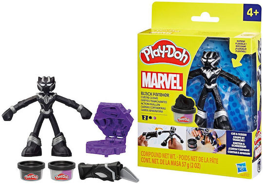 Hasbro Play-Doh Πλαστελίνη - Παιχνίδι Black Panther για 3+ Ετών Black Panther - Cutting Claws G0055 - Image 6