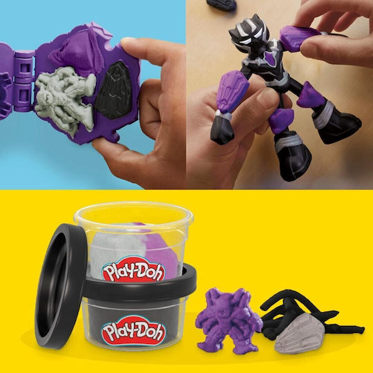 Hasbro Play-Doh Πλαστελίνη - Παιχνίδι Black Panther για 3+ Ετών Black Panther - Cutting Claws G0055 - Image 10