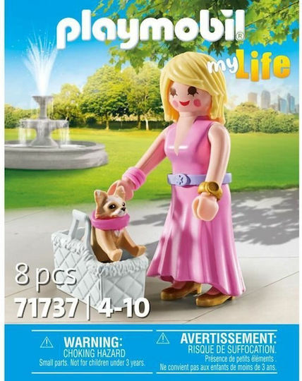 Playmobil MyLife Γυναίκα με Τσιουάουα & Καλάθι για 4-10 ετών 71737 - Image 5