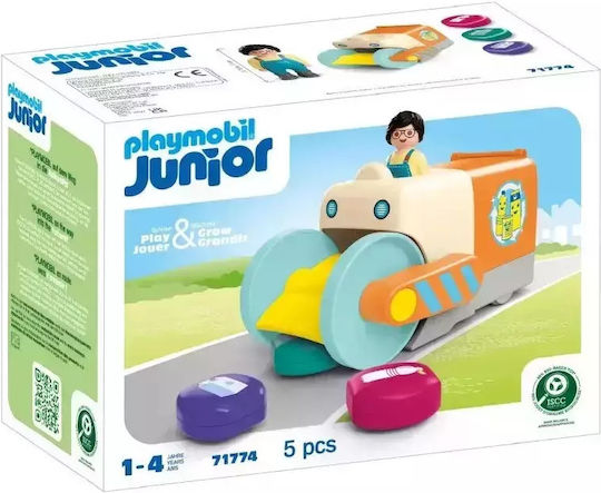 Playmobil Junior Απορριμματοφόρο Όχημα για 1-4 ετών 71774